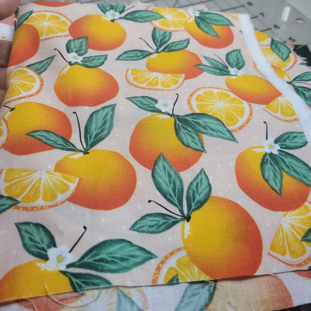 Fabric lot of 7 designs each 26" x 20"